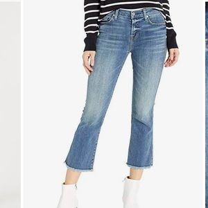 7forallmankind Cropped Boot with Raw Hem